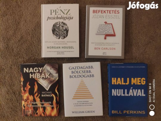 Pénzügyi könyvcsomag (5 darab könyv)