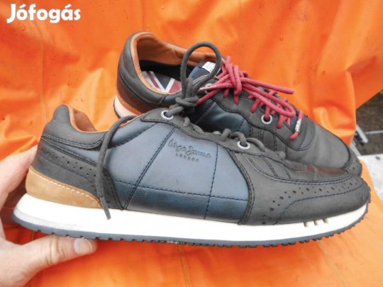 Pepe Jeans London kék bőr 43-44-es utcai cipő eladó,