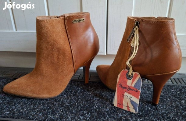 Pepe Jeans tűsarkú bokacsizma (36-os)