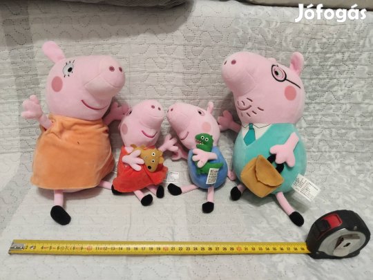 Peppa malac plüss család 