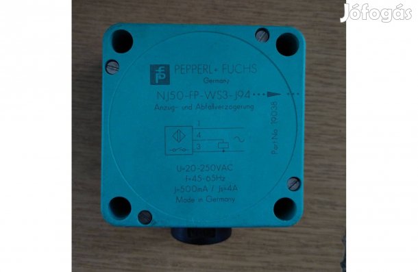 Pepperl + fuchs nj50-fp-ws3-j94 induktív jelátalakító