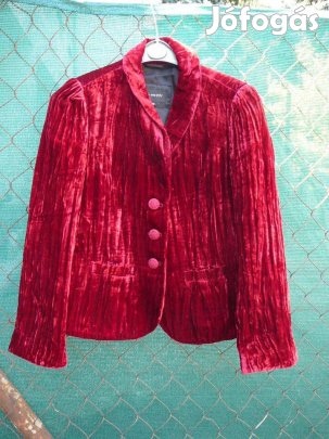 Per Una piros bársony blézer