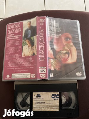 Perdöntő bizonyiték vhs kistok thriller   