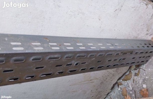 Perforált 100x60mm-es kábelcsatorna 220cm eladó