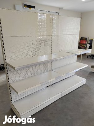 Perforált hátú fali állvány