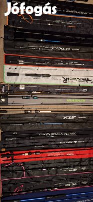 Pergető és harcsázó botok Orsók Készlet Kisöprés!!!