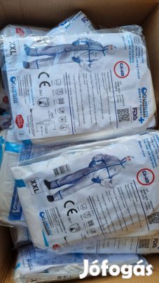 Permetezéshez, festéshez eldobható védőruha XXL-es méretű overál