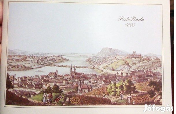 Pest Buda 1808 Jacob Alt képeslap Budapest