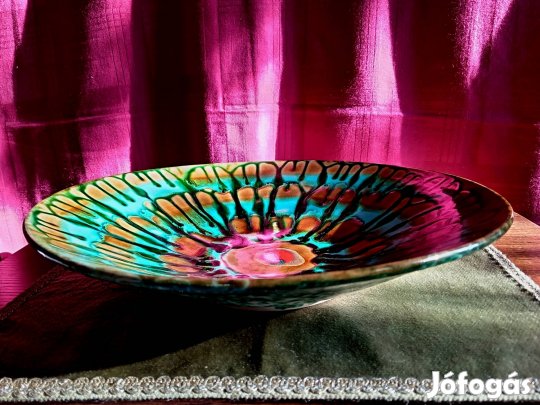 Péter Mária ? fali dísztányér ,dísztál, 29cm