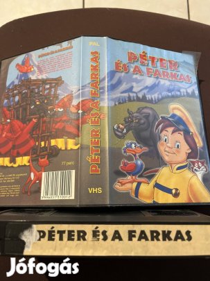 Péter és a farkas mese vhs. 