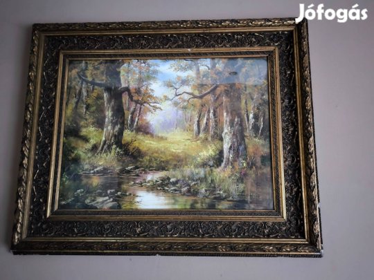 Petheő A Lászlóné? nagyméretű olajfestmény