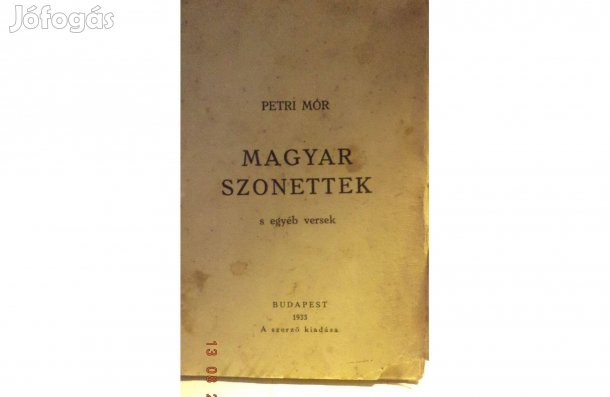 Petri Mór: Magyar szonettek