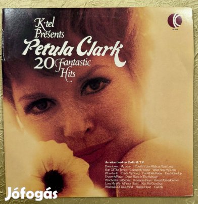 Petula Clark 20 Fantastic Hits kanadai bakelit hanglemez LP