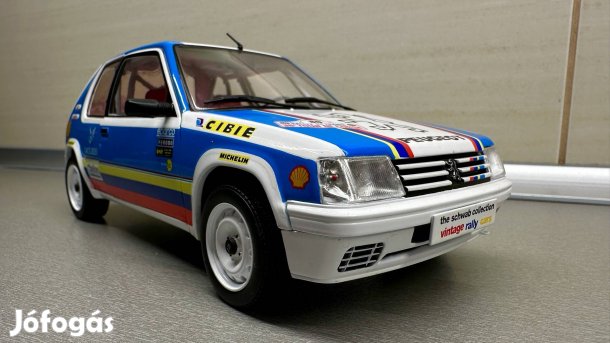 Peugeot 205 Rally 1:18 új modell 