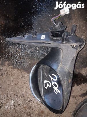 Peugeot 206 Bal Visszapillantó Tükör Elektromos