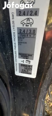 Peugeot 206 ball első ajtó 