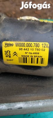 Peugeot 207 ablaktörlő motor szerkezet 