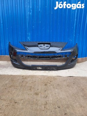 Peugeot 207 facelift 2009- gyári 9688071577 fekete első lökhárító