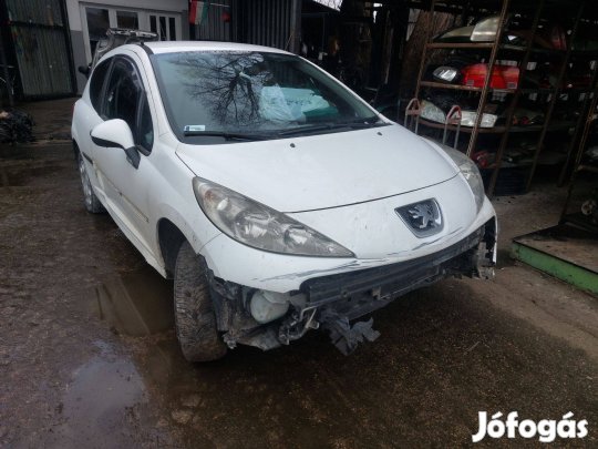 Peugeot 207 karosszéria elemei fehér