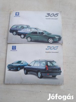 Peugeot 306-os, magyar nyelvű gépkönyv eladó
