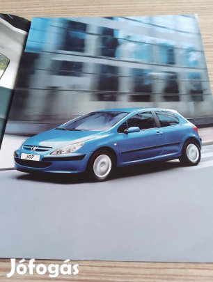 Peugeot 307 (2002) magyar prospektus, katalógus