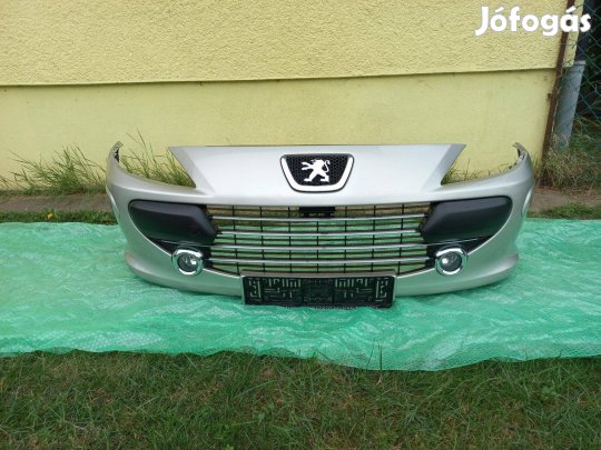 Peugeot 307 ezüst szürke komplett lökhárító, Facelift utáni típusokhoz