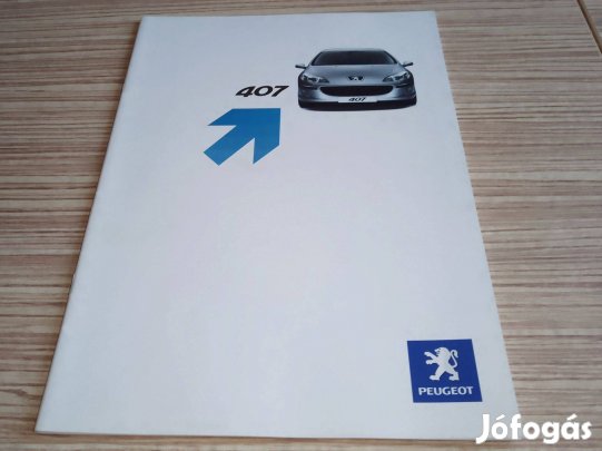 Peugeot 407 magyar prospektus, katalógus