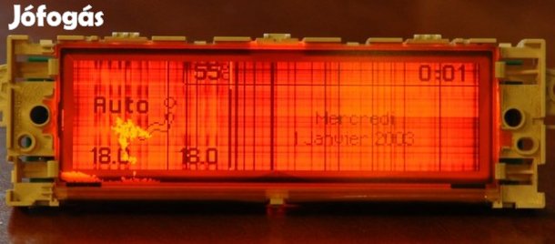Peugeot 407 pixelhibás LCD középkonzol kijelző javítás, 1. Kép