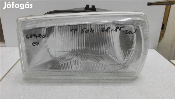 Peugeot 504 fényszóró bal 1968 -> 1985 (CR) gyári új