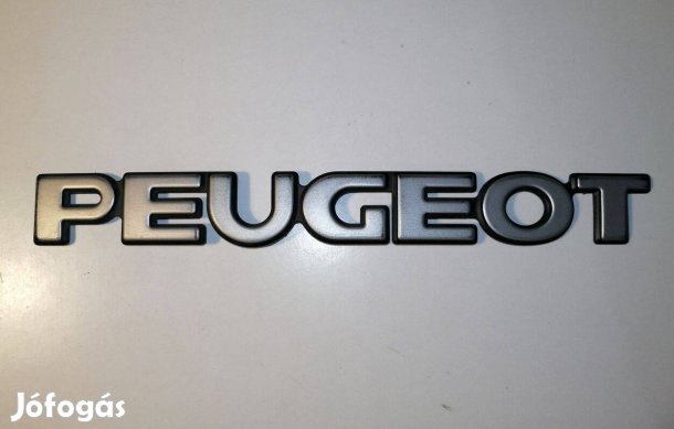 Peugeot hátsó felirat