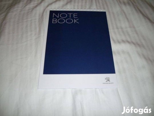 Peugeot jegyzetfüzet, notesz