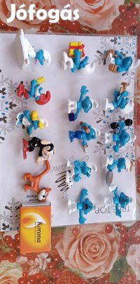 Peyo hupikék törpikék figura gyűjtemény