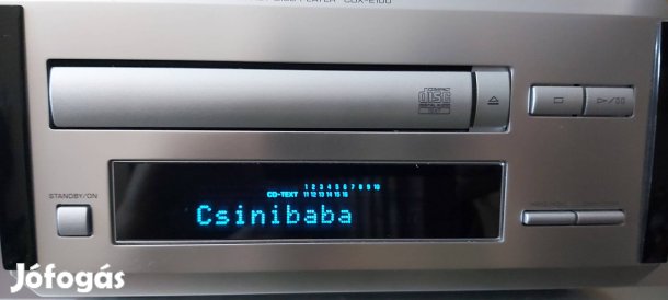 Pezsgő színű Yamaha CDX-100 CD játszó karcmentes optika+text