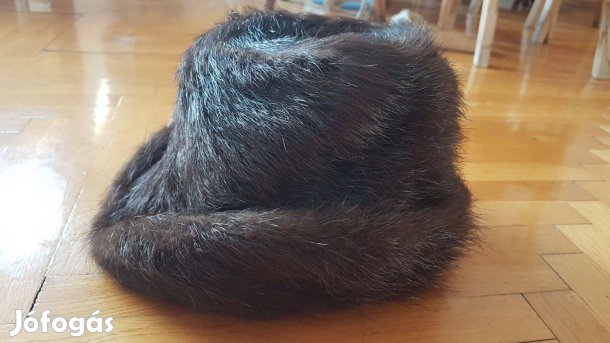Pézsma valódi szőr kalap szőrme