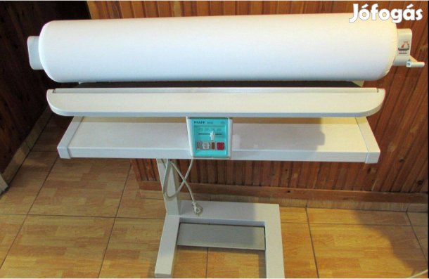 Pfaff 858 típ. Gőzölős vasalógép 85 cm hengerrel gőzös vasaló ****