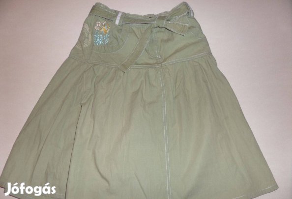 Philip Russel vászon zöld szoknya (152-es)