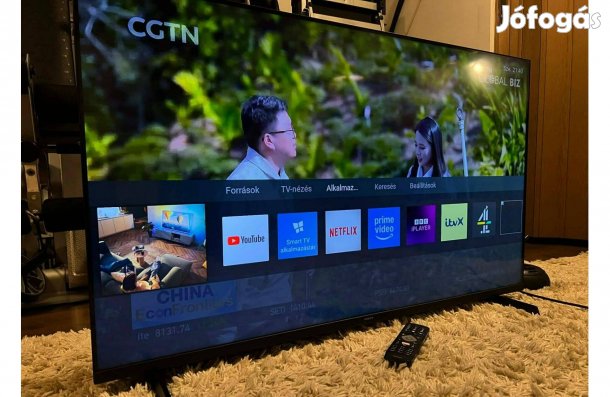 Philips 127cm-es 4K, smart led Televízió / 50coll 50" Okos TV, UHD