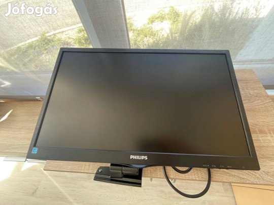 Philips 223V5L 55 cm képátmérő monitor és tv állvánnyal együtt