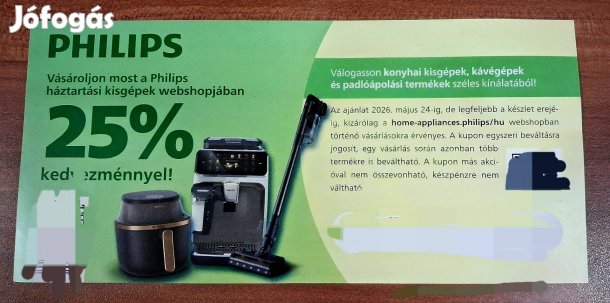 Philips 25% kedvezménykupon