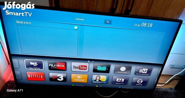 Philips 42pfl6158, Smart, 3D, telefon tükrözés, 106cm full hd led tv e
