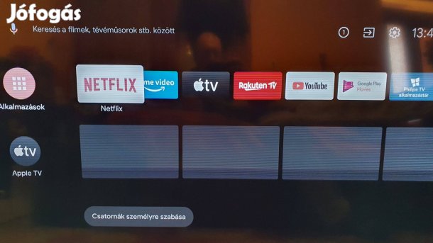 Philips 58Pus8535/12 LED tv UHD hibás,csíkos kijelzővel eladó
