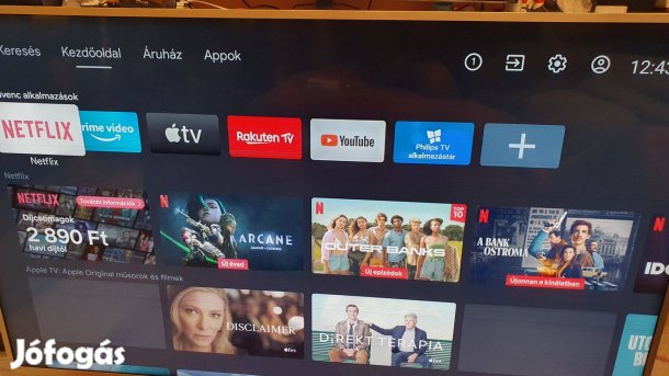 Philips 58Pus8545/12 UHD LED tv kijelző hibás csíkos kép!