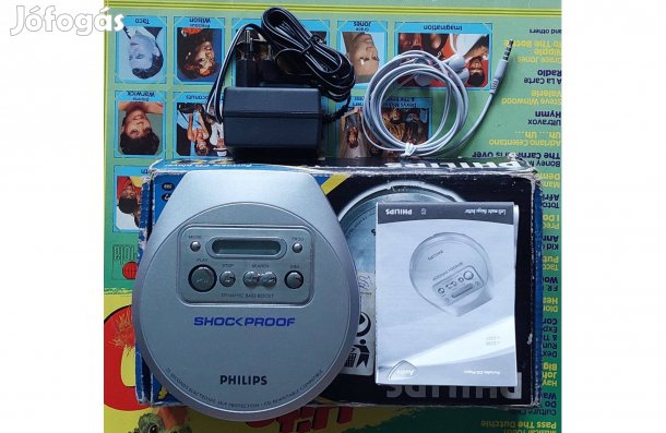 Philips AX2201/00C CD Rewritable CD Player CD Lejátszó CD Walkman