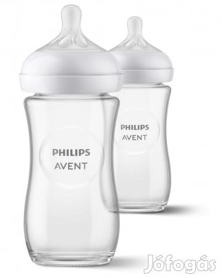 Philips Avent Natural Response üveg cumisüveg 240 ml 2 db-os csomag,