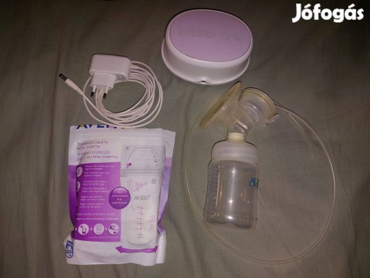 Philips Avent elektromos mellszívó + cumis üveg mell szívó anyatej