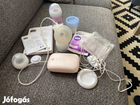 Philips Avent elektromos mellszívó plusz cumisüveg