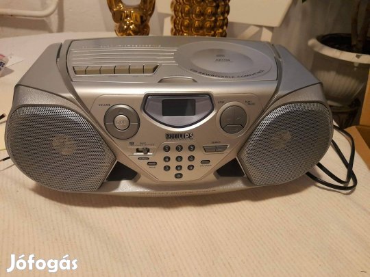 Philips Az1500 CD Soundmachine retro hangrögzítő és lejátszó magnó