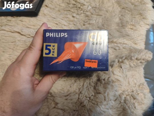 Philips CD ONE 60 Kazetta 5 darab egyben bontatlan