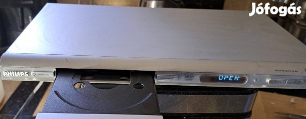 Philips DVD lejátszó Tálca működik Tesztelt bekapcsolás