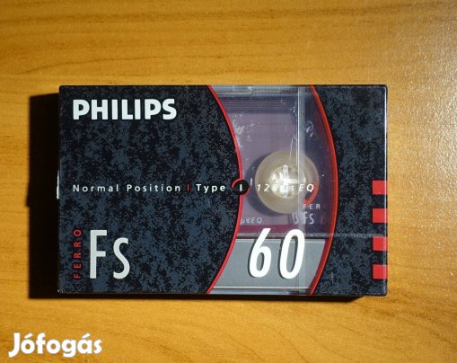 Philips FS 60 bontatlan normál kazetta 1990 deck